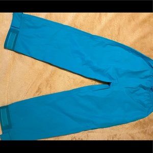 Oaki Glacier Blue Rain Pants - size 12/13